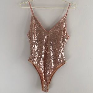 Forever 21 Sequin Bodysuit